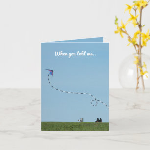 Funny twist "Go Fly a Kite" beautiful way to enjoy Card