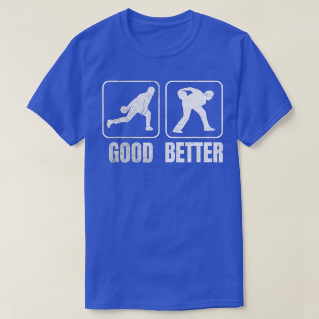 Funny Two Handed Bowling Bowler Men Women Kids  T-Shirt (Design Front)