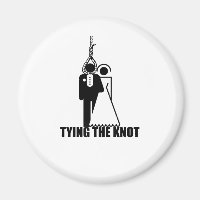 Funny, "Tying the knot" wedding design