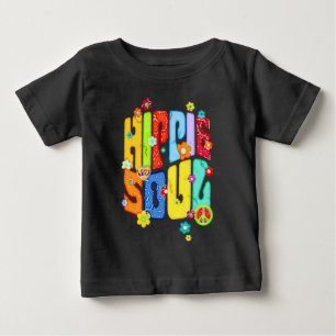 Funny Typography - HIPPIE SOUL 1 Baby T-Shirt