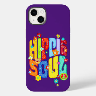 Funny Typography - HIPPIE SOUL 1 Case-Mate iPhone 14 Plus Case