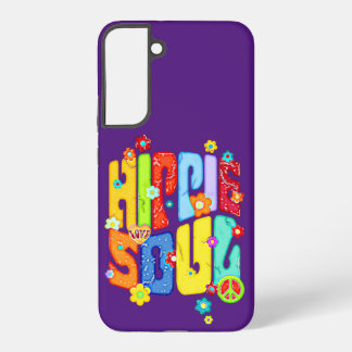 Funny Typography - HIPPIE SOUL 1 Samsung Galaxy Case