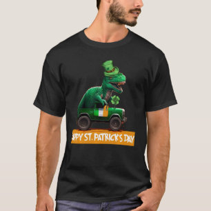 Funny Tyrannosaurus Rex Monster Truck Ireland Moti T-Shirt