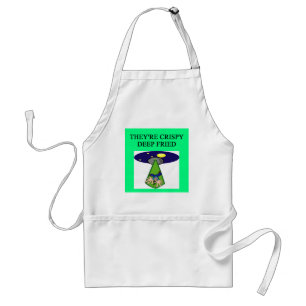 funny ufo alien abduction area 51 joke standard apron