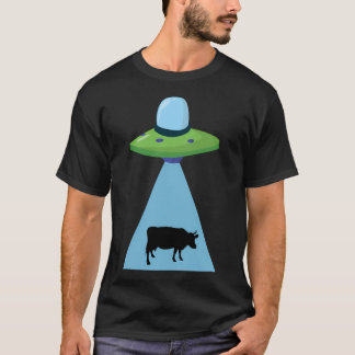 Funny Ufo Cow Abduction T-Shirt