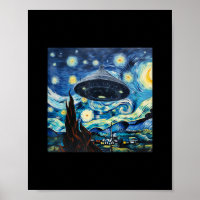 Funny UFO Sighting Starry Night Alien I Want To Be