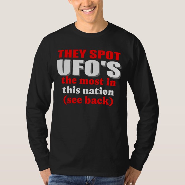 funny UFO T-Shirt (Front)