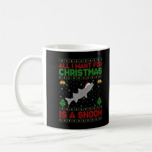 Funny Ugly All I Want For Christmas Is A Snook Fis Coffee Mug