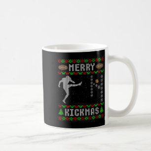 Funny Ugly Christmas Football Srt Team Kicker Coffee Mug