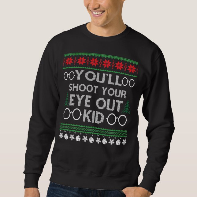 Funny Ugly Christmas Sweatshirt (Front)