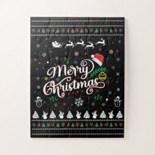 Funny Ugly Merry Christmas Jigsaw Puzzle