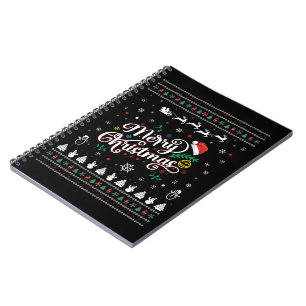 Funny Ugly  Merry Christmas Notebook