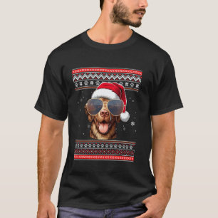 Funny Ugly Sweater X-mas Santa Chesapeake Bay Retr