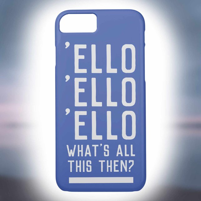 Funny UK Police Theme with Police Officer Slogan. Case-Mate iPhone Case (Creator Uploaded)