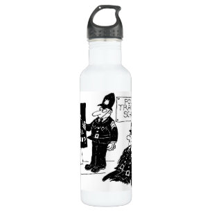 Funny UK Police Training School 710 Ml Water Bottle