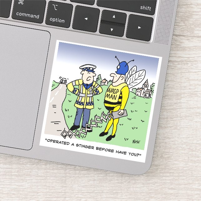 Funny UK Traffic Police Cartoon (Detail)