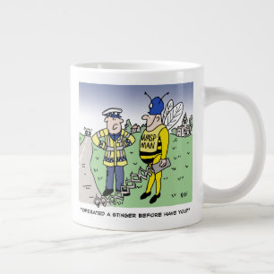 Funny UK Traffic Police Cartoon Large Coffee Mug