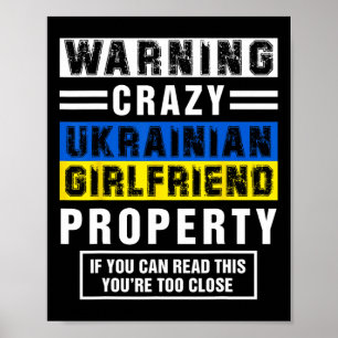 Funny Ukrainian Girlfriend Quotes Sayings Boyfrien Poster