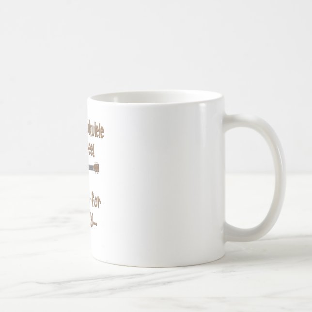 Funny Ukulele Coffee Mug (Right)