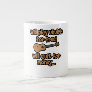 Funny Ukulele Large Coffee Mug