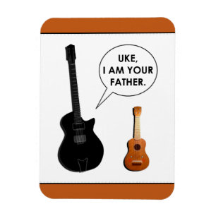 Funny Ukulele Magnet