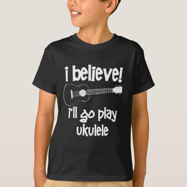 Funny Ukulele T-Shirt (Front)