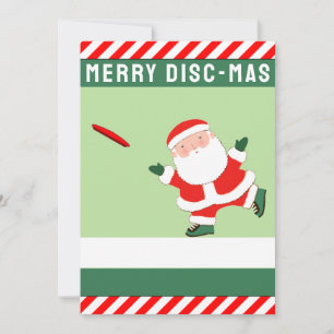 Funny Ultimate Frisbee Holiday Card