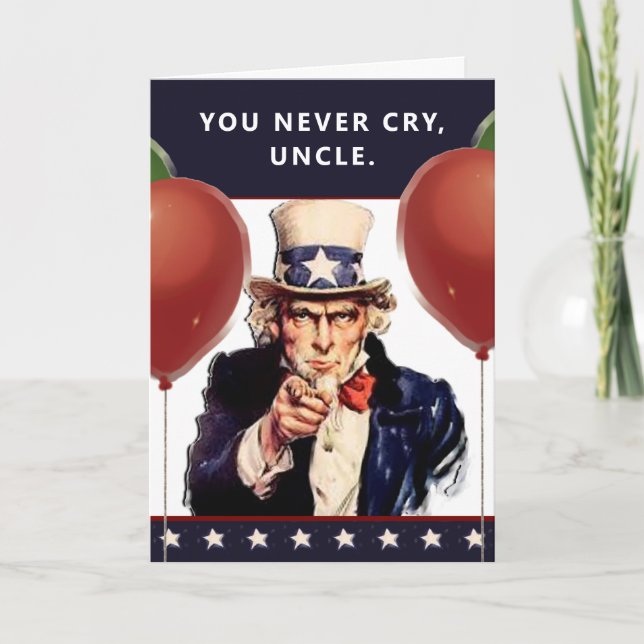 Funny Uncle Birthday Cards (Front)