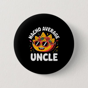 Funny Uncle Design For Uncle Men First Time Uncle 6 Cm Round Badge