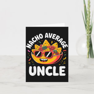 Funny Uncle Design For Uncle Men First Time Uncle Card