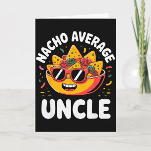 Funny Uncle Design For Uncle Men First Time Uncle Card