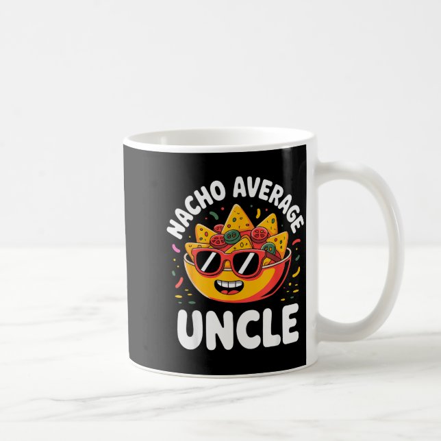 Funny Uncle Design For Uncle Men First Time Uncle  Coffee Mug (Right)