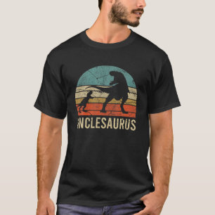 Funny Uncle Dinosaur Daddy Dad Gift 2 3 4 Kids Unc T-Shirt