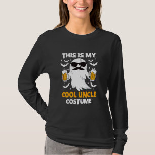 Funny Uncle Halloween Costume Boo Ghost Beer Lover T-Shirt