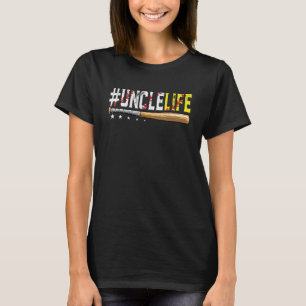 Funny Uncle Life Softball Baseball Grandpa Father' T-Shirt