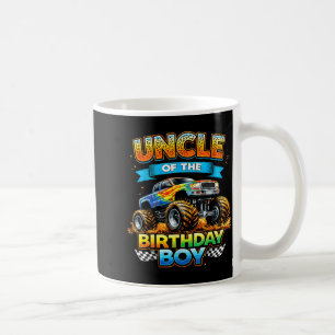 Funny Uncle of The Birthday Boy Kids Racing Cute Coffee Mug
