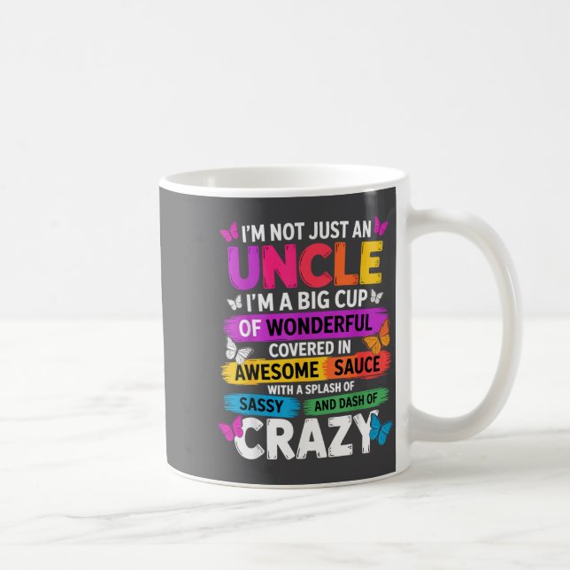 Funny Uncle Quote Sy Cool Uncle Men  Coffee Mug (Right)