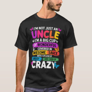 Funny Uncle Quote Sy Cool Uncle Men  T-Shirt