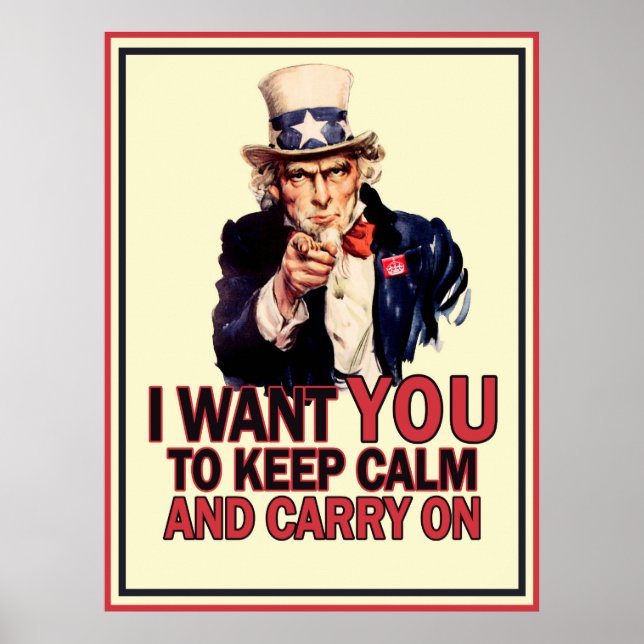 Funny Uncle Sam Poster (Front)