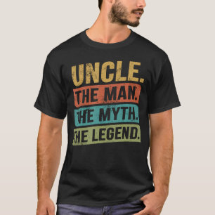 Funny Uncle The Man The Myth The Legend Vintage Gi T-Shirt