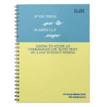 Funny Undergraduate Math Student Notebook
