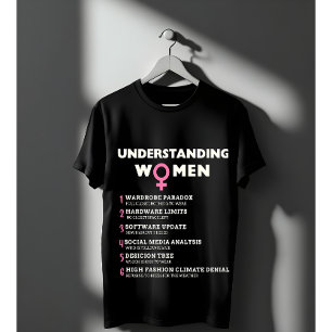 Funny Understanding Women Tech & Fashion Logic T-Shirt
