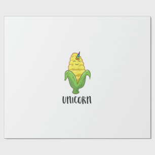Funny Uni Corn Unicorn Corn Lovers Corn Farmer Tan Wrapping Paper