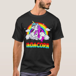 Funny Unicorn Best Dad Fathers Day Gift T-Shirt