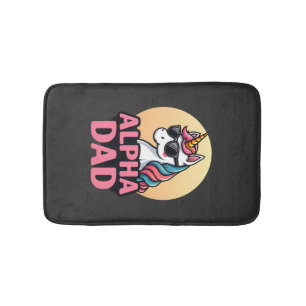 Funny Unicorn Dad Laufey Men Father's Day Christma Bath Mat