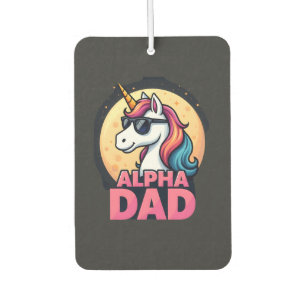 Funny Unicorn Dad Laufey Men Father's Day Christma Car Air Freshener