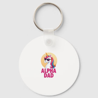 Funny Unicorn Dad Laufey Men Father's Day Christma Key Ring