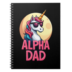 Funny Unicorn Dad Laufey Men Father's Day Christma Notebook