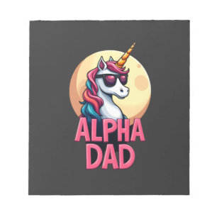 Funny Unicorn Dad Laufey Men Father's Day Christma Notepad