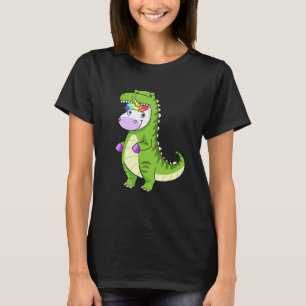 Funny Unicorn Disguised as a Dragon Design T-Shirt